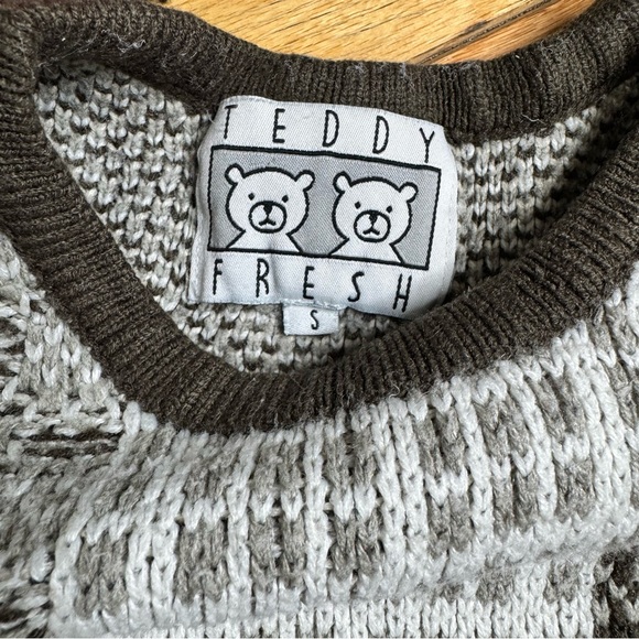 Teddy Fresh Gray Crewneck Sweater - Picture 2 of 7
